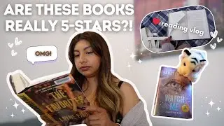 Cozy Reading Vlog 📚 Watch Me + The Favorites | 5 Star Book Reviews?!