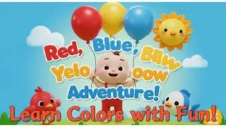 #BabyLearning #Colors #RedBlueYellow #Kinderfarben #AprenderColores #BabyFocus #아기교육#색깔놀이 #ベビー教育