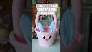 Super Cute DIY Dollar Tree Easter Basket Everybody Will Be Making This Year! #easterbasketideas2025