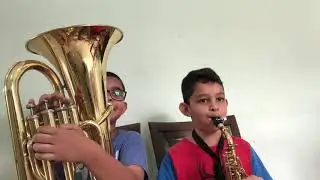 Casa das tubas Eufonium bombardino yamaha 321 Sib e sax soprano curvo