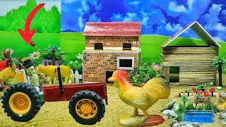 DIY mini hen house building construction science project using Bamboo I @hamroramoilocreator