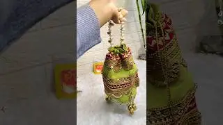 Shadi Season Part -1 🎀 || DIY Potli Bag || How To Make Potli Bag ✨ #shorts  #diy #craft #bag #purse