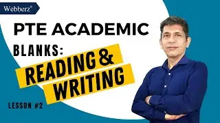 PTE Reading Fill in the blanks | PTE  Blanks - Reading and Writing Tips Lesson - 2 l www.webberz.in