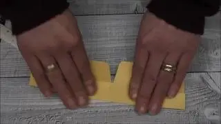 Diamant Box mit dem Stanz- und Falzbrett für Geschenktüten