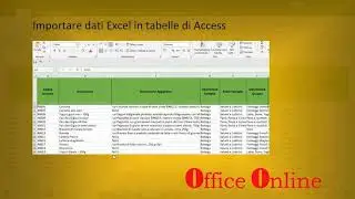 Importare dati Excel in tabelle di Access