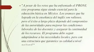 EL PRONI Y SUS TEACHERS EN EL 2024