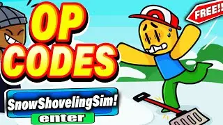 ALL NEW SECRET *CODES* IN ROBLOX SNOW SHOVELING (ALL NEW SECRET CODES IN SNOW SHOVELING!