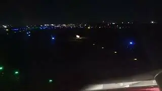 Air Canada Rouge A319 Night Landing in Orlando