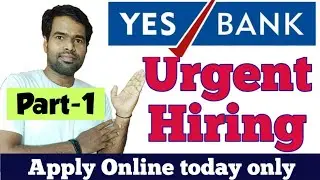 Yes Bank Job All over india How to apply job onliine step by step #EmploymentGuruji