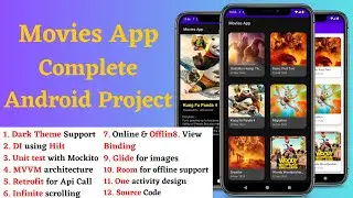 #4 Android Movies App Retrofit and Remote Module with Hilt implementation | TMDB API | Android App
