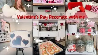 VALENTINE'S DAY DECORATE W/ ME 2026- Kitchen & Living Room - Hobby Lobby, Target, Walmart 2026 Decor