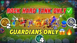 Magic chess &ldquo;ROCK HARD TANK ONLY&rdquo; in new update 2024‼️✅ | AUTO WIN HACK TIPS AND TRICKS
