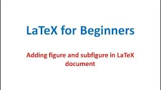 Using figure inside LaTeX environment #latextutorial