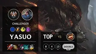 Yasuo Top vs Teemo - EUNE Challenger Patch 10.16