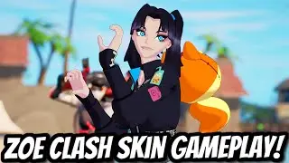 *NEW* ZOE CLASH SKIN GAMEPLAY! - Fortnite Mainframe Break Starter Pack