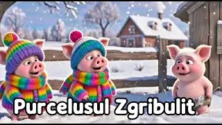 Purcelușul Zgribulit ❄️🐷 | Cântec Educativ de Iarnă pentru Copii 2026 #zbumbaland