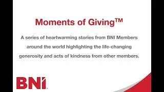 Moments of Giving with BNI Zenith