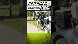 PARADAX Golf Bag AI-1. All in one golf bag with cart built inside. #paradaxgolf #golfbag #golfbags