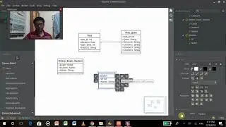 Class diagram for online examination registration system