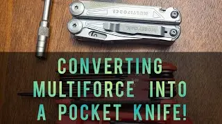 Multiforce pocket knife mod, step by step!