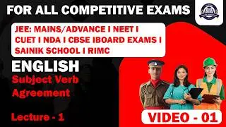 Class 03 I English I Subject Verb Agreement 01 I NDA crash course I The Volume education academy