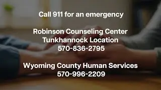 Wyoming County Rbinson Counseling Center Programs | Local Focus