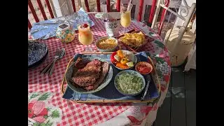 Qwik-Char Charcoal tray skirt steak