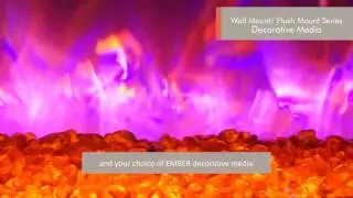 Amantii FIRE & ICE&reg; WM-FM Series of electric fireplaces