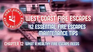 12 Essential Fire Escapes Maintenance Tips | What a healthy fire escape needs [12 of 12]