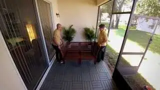 DIY Patio Project: Laying Outdoor Deck Tiles &ndash; IKEA Home Tour