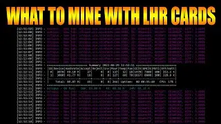 What to Mine With LHR GPUs! Mining on LHR RTX 3060, 3060ti, 3070, 3080