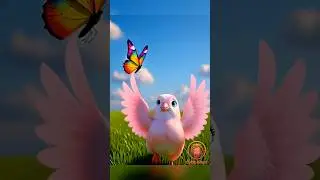 Baby Bird&rsquo;s Butterfly Chase 🐦🦋✨ | Cute AI Cartoon Short&rdquo;