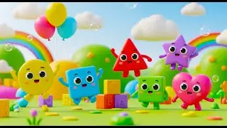 Shapes Song for Kids | Learn Shapes with Fun | Preschool Learning Nursery Rhyme