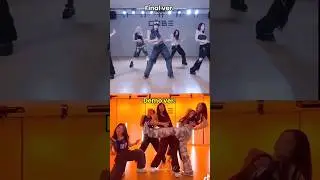 Good Thing Choreo Final vs Demo #idle #soyeon #miyeon #shuhua #yuqi #minnie