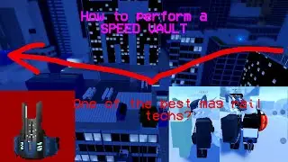 How to perform a SPEED VAULT || Parkour Reborn 1.51 MAG RAIL