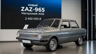 Новый Запорожец 2026 шокировал всех! ZAZ-965 вернулся и его не узнать