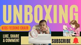Saanvi 1️⃣st Unboxing📦 Feeding chair #youtubeshorts #ytshorts #asmr #festival #toys #unboxing #baby 