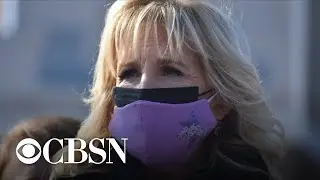 First lady surveys tornado recovery efforts in Kentucky