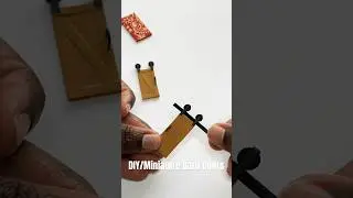 DIY/Mini Barn Door#shorts#miniaturecrafts #diyprojects #diycrafts #diys #diyideas