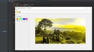 Color filter to photo | Python | OpenCV | PyQT |