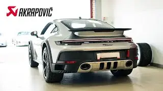 Porsche 992 Dakar fitted with Titanium Akrapovič Exhaust!