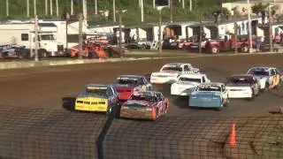 USRA Hobby Stock Heats Upper Iowa Speedway 5/28/17