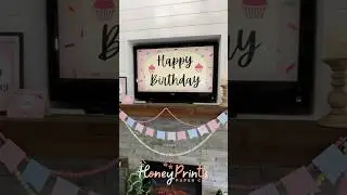 🎉DIY Birthday Banner | The Sprinkles Collection | Honey Prints Paper Co