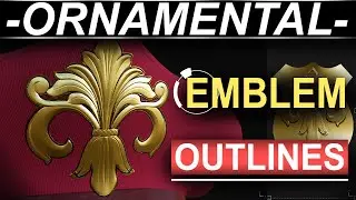 Substance-Painter: Ornamental Emblems (OUTLINES!!)