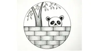 Cute Panda Pencil Drawing | Easy & Beautiful Sketch for Beginners