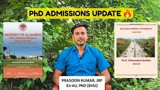 PhD Admissions 2025 : The TRUTH about Eligibility & Rejections | BHU & AU Updates |