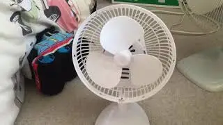 Running the 2016 Argos 7 inch desk fan without its front grill