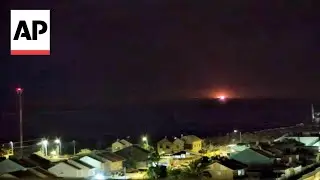Explosion seen on the Gaza skyline from southern Israel ahead of ceasefire