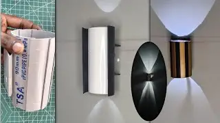 How to Make Wall Decoration Lamps PVC Pipe Craft Ideas