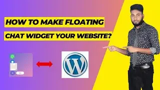 How to make floating chat widget your website?
